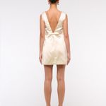 Abercrombie & Fitch Abercrombie Plunge Bow-Back Mini Dress Photo 3