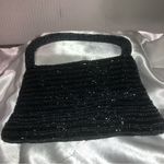 Antique vintage small black beaded purse. Photo 6
