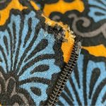 ASOS  Patterned Dress Blue Long‎ Sleeves Detailed Print Photo 8