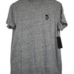 Spiritual Gangster Monogram Short Sleeve Crewneck T-Shirt in Heather Gray S NWT Photo 0
