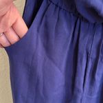 NWT Lulus Learning to Fly Navy Halter Jumpsuit Small Flawed Blue Photo 6