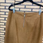 Chico's  Brown Suede Skirt Size 0P (4P)‎ Photo 4