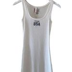 SKIMS NWT Team USA Olimpic Shirt MINI DRESS Long TANK TOP Sleeveless SZ L #1470 Photo 0