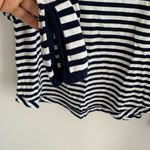 Free People  We the Free Striped Long Sleeve Nautical Preppy Navy XS Photo 2