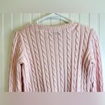 Ralph Lauren Polo  kids Light Pink Cable Knit Sweater. Size L 10-14. Photo 5