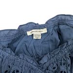 American Eagle  Outfitters Blue Ruffled Crop Tank Top Photo 4