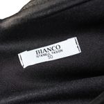 BIANCO Formal Maxi Dress Sparkle Straps Detail in Black Size 16 Photo 7