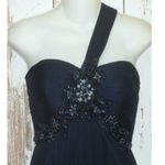 XScape Navy Beaded Chiffon Long Dress 4 Photo 1
