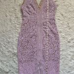 Bardot  Dress Morgan Front Slit Lace Cocktail V-neck Sheath Sleeveless Sz XS Photo 12