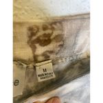 Belle France Italian Linen Tie Dye Tunic Coverup EUC Sz M Oversized Yellow Gray Size M Photo 6