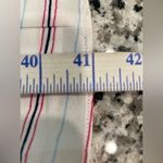 BCBGMAXAZRIA New  White Striped Maxi Skirt Photo 4