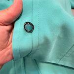 Kate Rosy Women's Small Blue‎ Teal Double Button Blazer Long Sleeve Jacket Blue Photo 9