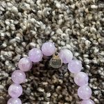 Lavender purple amethyst protection charm bracelet Photo 3