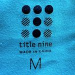 Title Nine Bonded Ultralight Running Skort Zip Pocket Outdoor Green Blue Medium Photo 1