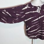 Young Fabulous and Broke  Purple and White Tie-Dye Matching Set Size Medium Photo 5