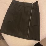 EXPRESS Faux Leather Mini Skirt Photo 4