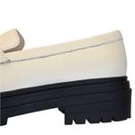 Quince Like New  Italian Leather Lug
Sole Loafers Bone Size 7 Photo 7