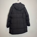 Calvin Klein  Women’s Puffer Coat Hooded Black Size XL Mid Length Photo 3