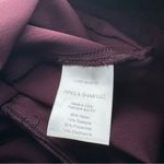 Veronica Beard  Women’s Scuba Slim-Fit Crop Pant Size 4 Burgundy Photo 3