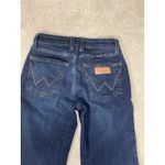 Wrangler mid tise trouser raw hem size 24x30 dark wash Cut To 30in Inseam Photo 9