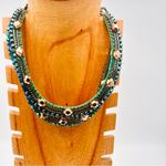 Stella & Dot  Retired Rose Gold + Hematite Mercury Statement Necklace Photo 6