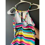 Anne cole NWT’s  Colorful Striped Womens Tankini Swimwear Top Photo 6