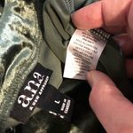 a.n.a NWT  Dark Green Velvet Bell Sleeve Shift Dress winter Christmas holiday party Photo 4