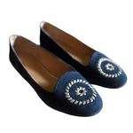 Jack Rogers Navy Blue Rebecca Suede Flats Size 8.5 Photo 0