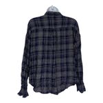 The Hanger E M Women's Long Sleeved Plaid Button Down Top Size Medium Photo 3