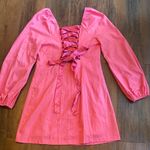 Aura  Vibrant Pink Dress Photo 3