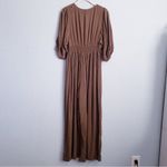 Urban Outfitters  Zimi Plunging Puff Sleeve Jumpsuit Photo 6