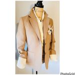 Talbots Wool- Blend Blazer with Floral Pin Photo 3