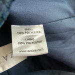 Azazie  Pleated Lace Chiffon Dress Blue Photo 8