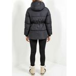 J.Crew Chateau Hooded Puffer Jacket W/ PrimaLoft Insulation, Black, XXL Photo 3