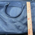 Danier Navy Blue Leather Laptop Case Bag Crossbody Tote Darius Photo 9
