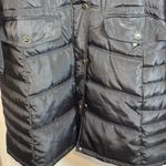 Rocawear Classic Black Long Puffer Coat women's 2X Winter Parka Faux Fur Hooded Photo 2