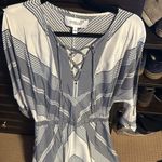 Nwot 10 Crosby Derek Lam Chevron dress Black Size 8 Photo 11