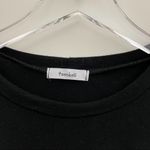 Teenbell Paris Floral Graphic Print Crop Tee Black Size M Photo 1