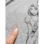Disney Princess Shirt Women XXL Gray Short Sleeve Crew Neck Casual Top Classic Photo 3
