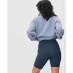 Everlane Womens The Perform Bike Short Atlantic Navy Blue L Photo 1