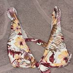 Rip Curl  Floral Bikini Top - White, Yellow, Brown Photo 0
