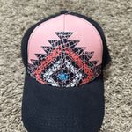 Ariat  Aztec Hat Pink Snapback Black Mesh Back Photo 0