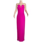 Amanda Uprichard Cherri Strapless Gown, Hot Pink, Large Photo 6