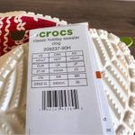 Crocs  Classic Holiday Sweater Unisex Clog Size 7 or 5 SKU#241188 Photo 5