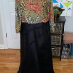 Vintage Embellish Lace Bead ALine Mermaid High Low Rave Goth Formal Evening Prom Whimsygoth Mermaid Multi Size M Photo 7