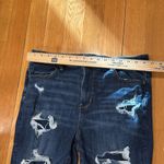 American Eagle  women’s super Hi-rise very distressed jegging size 16 short . Photo 1