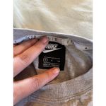 Nike  Air Shirt Women's Plus Short Sleeve Small Lounge Crop Swoosh Gray Photo 6