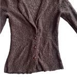 Vintage Luca D’altieri Button Up Lace Blouse Purple Size XS Photo 1