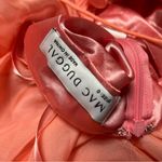 Mac Duggal Mac Duggal Ruffle Sleeve V-Neck A-Line Gown in Coral Size 0 Photo 3