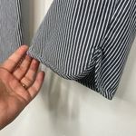 Lane Bryant  The Allie Pants Capri Gray/White Stripes size 20 Photo 3